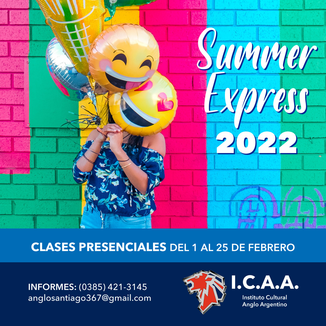 Summer Express 2022 Instituto Cultural AngloArgentino